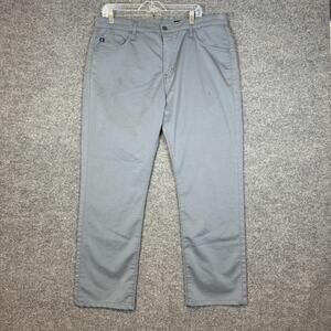 AG‎ Adriano Goldschmied Pants Mens 38x32 Blue Chinos Everett Slim Straight